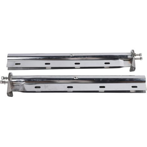 1 paire de cintres de garde-boue, espacement des boulons de 1 à 1/8 pouces, longueur de 28 pouces, remplacement en acier inoxydable pour semi-camion Freightliner (1/5)