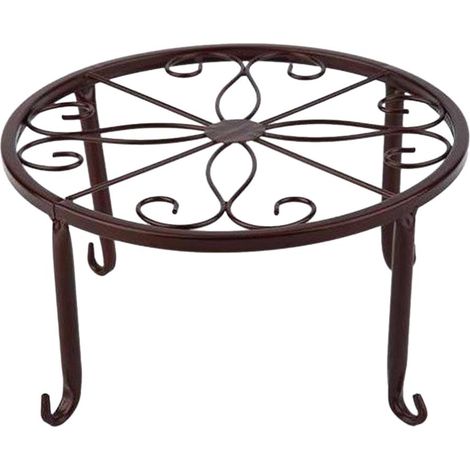 plantes métalliques stand porte-pots de fleurs fer art pot porte-vases étagère bronze (1/5)