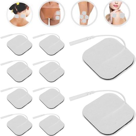 5x5cm Physiotherapie-Elektrode, Ersatzpflaster für Muskelmassage- und TENS-Geräte (1/5)