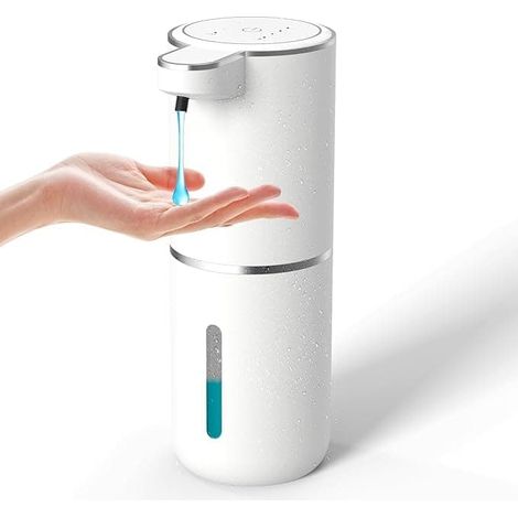 Dispenser di sapone automatico con sensore – 380 ml – Dispenser di sapone elettrico a parete per cucina, bagno e ufficio (1/5)
