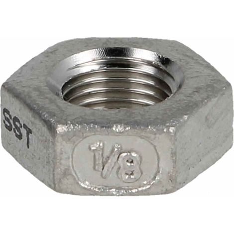 Contre-écrou inox hexagonal F1