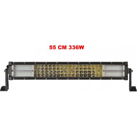 55 cm 336 W Leistungsstarker 7D LED-Bar / LED-Diodenscheinwerfer, 12 V / 24 V, 4 Reihen