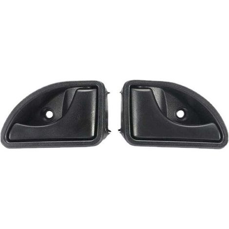 Deux poignées de porte avant gauche et droite noires pour véhicules KANGOO. (1/5)