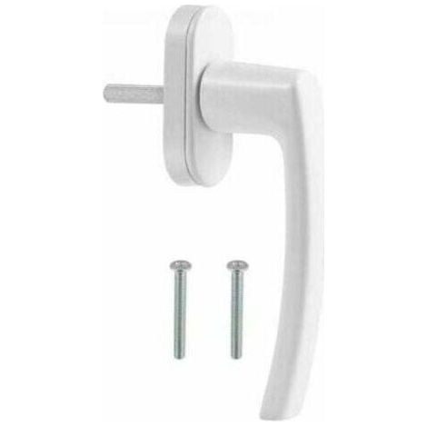 PVC window and door handle, white (1/4)