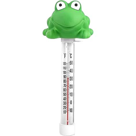 Thermomètre flottant pour piscine, en forme de grenouille, pour mesurer la température de l'eau des piscines, spas, jacuzzis et aquariums-AquaForge (1/4)