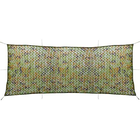 vidaXL Red de camuflaje con bolsa de almacenamiento verde 1,5x5 m (1/5)