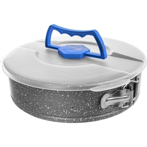 Molde desmontable de granito para tartas con tapa GRANDE 26 cm (1/5)