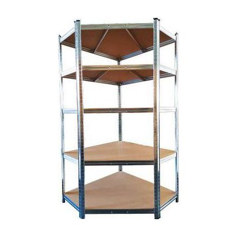 SCAFFALE KIT 5 RIPIANI ANGOLARE WORKIT