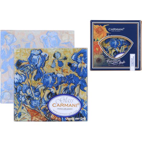 Sous-verre Vincent Van Gogh, motif iris, décoration de table (1/5)