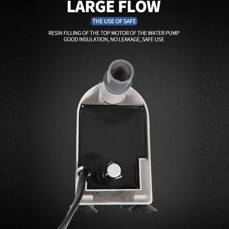 BelleRise - Bombe filtre 3 en 1 – N38 1500 l/h silencieuse – pour aquarium eau claire – 110 V (1/5)