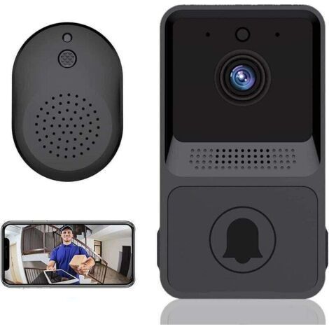 1 Stück kabellose Remote-Video-Türklingel, Smart-Home-Gegensprechanlage, HD-Nachtsicht, WLAN-Aufladung, intelligente Türklingel, Zwei-Wege-Gespräch, APP-Steuerung,
