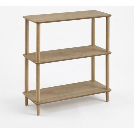 Scaffale Libreria Salvaspazio 3 o 4 Ripiani MDF Legno Pino Casa 3 Ripiani (1/5)