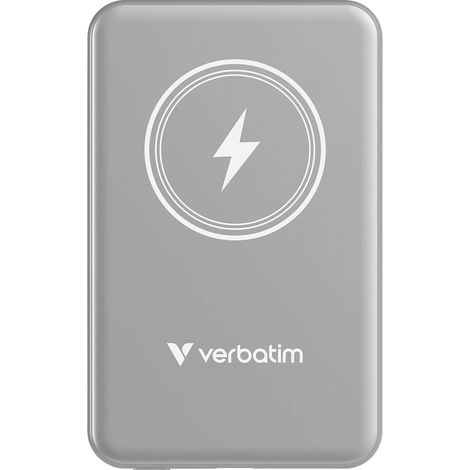 Charge 'n' Go - 5000mAh magnétique sans fil - Gris (1/5)