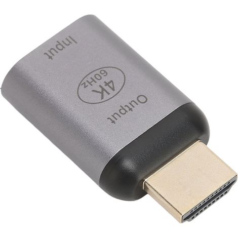 Adaptateur USB-C femelle vers mâle 4K 60 Hz haute vitesse, Plug and Play, interface multimédia USB-C vers HD pour PC, téléphone et tablette. (1/5)