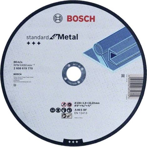 Disco da taglio Bosch standard per metallo 180 mm 1,6 mm (1/2)