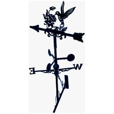 Girouette de toit style flèche modèle Colibri avec support universel (1/5)