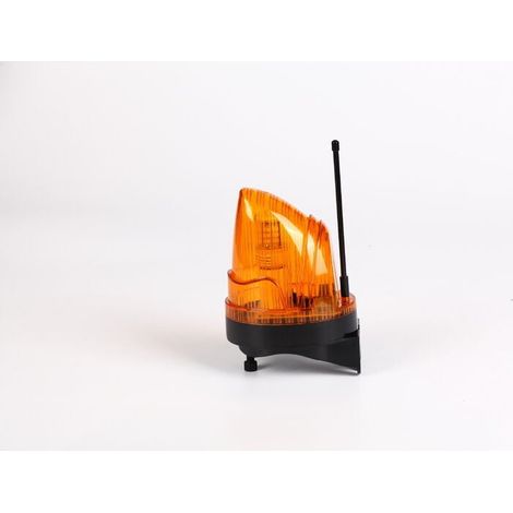 Luz de puerta universal de 220 V con antena LED, resistente al agua, multivoltaje, automática, para puerta de garaje con montaje en pared.