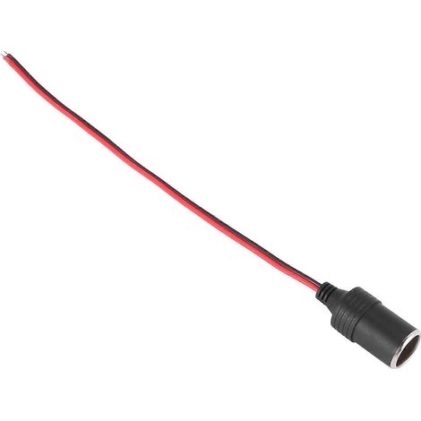 Kfz-Ladegerät mit schwarzem Zigarettenanzünderstecker (weiblich) und 26 cm Kabel (1/5)