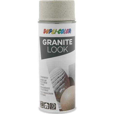 Bombe de peinture - Effet granit - Gris clair - Duplicolor - 400 ml