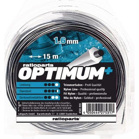 Nylonfaden Optimum Fadenstärke 1,6mm Fadenlänge 15m RATIOPARTS