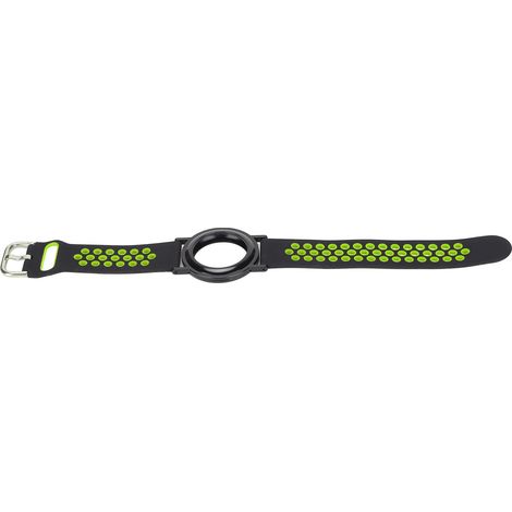 Étui de bracelet de montre pour IOS Locator 2021, bracelet de montre multifonctionnel en silicone souple pour enfants et personnes âgées (noir et vert)