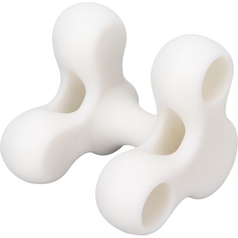 Dispositif de traction cervicale à usage domestique, oreiller chiropratique de réparation des épaules pour les tensions liées à la courbure de la colonne vertébrale, blanc (1/5)