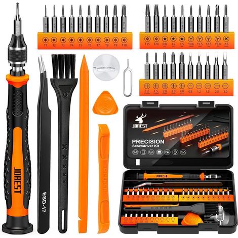 Präzisions-Schraubendreher-Set 38-teilig mit S2-Stahl Bits für Elektronik (1/5)