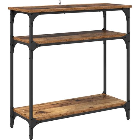 Maison Exclusive - Tavolo consolle Legno vecchio 75 x 29 x 75 cm Legno multistrato