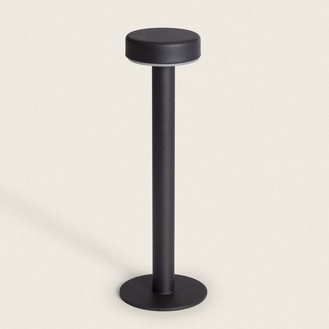 Lampada da Tavolo LED 2W Portatile con Batteria USB Ricaricabile Bunza  Nero