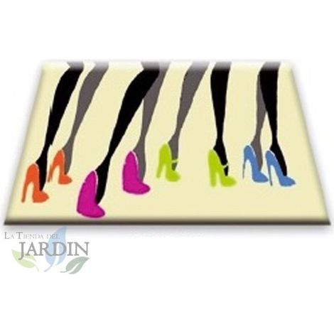 Zerbino da Esterno Ingresso, Tappeto da Ingresso Interno Assorbente e Antiscivolo 40x60 cm Boutique