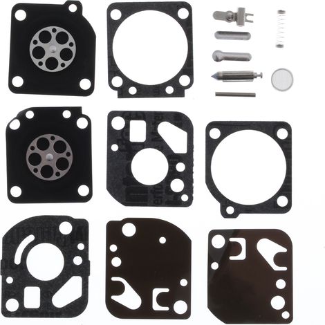 Jardiaffaires – Kit carburateur adaptable Zama RB-29 – Comprend joints, membranes, filtre et pointeau – Compatible avec HOMELITE, JOHN DEERE, RYOBI (1/3)