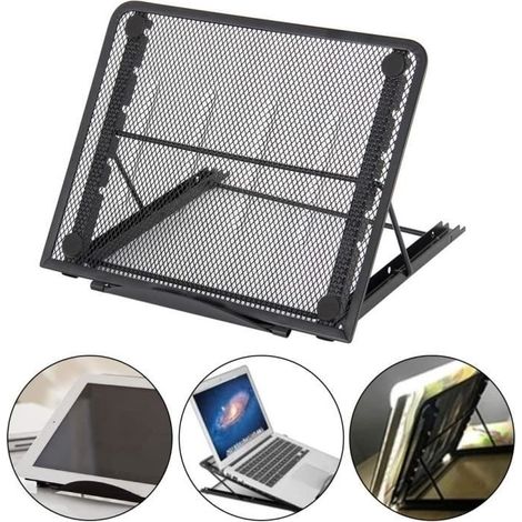Support d'Ordinateur Portable pour MacBook Air Pro, PC, iPad, Notebook, Tablette (11-15 Pouce) (1/4)