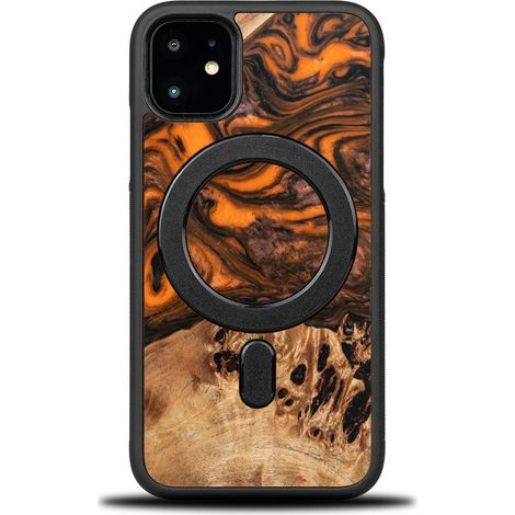 Bewood Unique Hülle für iPhone 11 - Orange mit MagSafe (1/5)