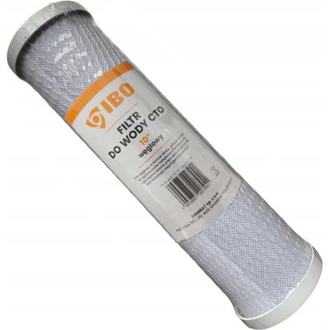 Filtre à eau CTO 10" - Charbon actif - Amélioration de l'odeur et du goût - Pour une eau propre