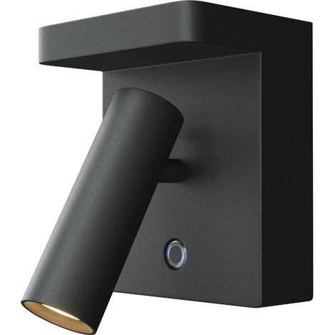 Maytoni Aron Lampada da lettura da parete dimmerabile nera 2700K 400lm (1/5)