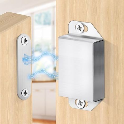 Loqueteaux magnétiques haute résistance pour portes de meuble – 13,5 kg, lot de 6