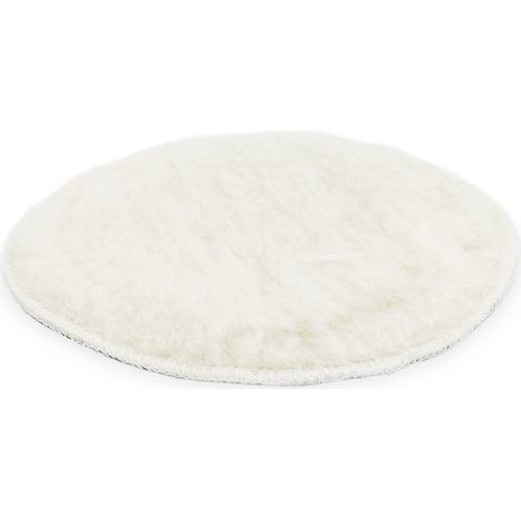 Bituxx 180mm Polier Wollpads mit Klett Weiss (1/3)