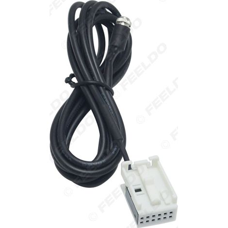 Compatible avec le câble audio AUX 12 broches Citroën C5/C4 C2/C5 RD4 (connecteur femelle)