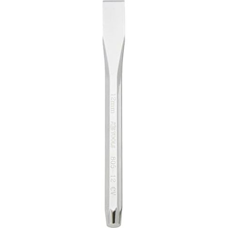 KS Tools 156.0162 Scalpello Piatto, Ottagonale, Finitura Lucida, Diametro 130 mm
