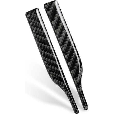Coques de rétroviseurs de rechange, un jeu de 2 bandes anti-collision pour rétroviseurs, bandes de rétroviseurs en fibre de carbone