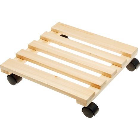 Trolley legno quadrato cm 35X35 Verdemax
