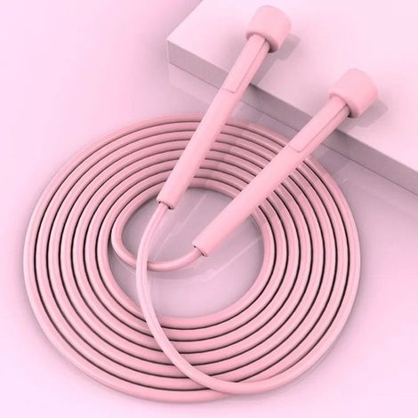 Corde à sauter professionnelle antidérapante, résistante à l'usure, en PVC, anti-vibration, perles souples, en bambou, équipement de fitness (1/4)