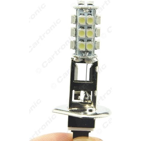 Ampoule LED H1 3528/1210-26 pour feux antibrouillard automobiles, blanche (1/4)