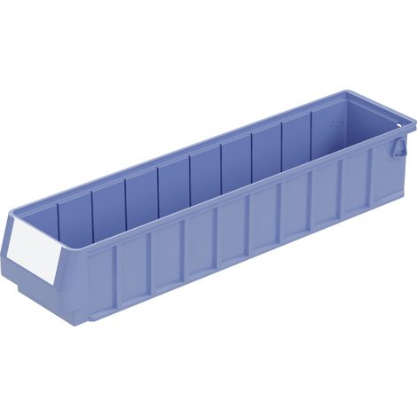 BITO Regalkasten RK Set / RK5109 500x117x 90 taubenblau inklusive Etikett (16 Stk.) (1/4)