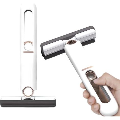 Mini-Wischmopp, selbstkomprimierender Schwammmopp, kleiner Tischmopp für Keramik, Haushalt und mehr