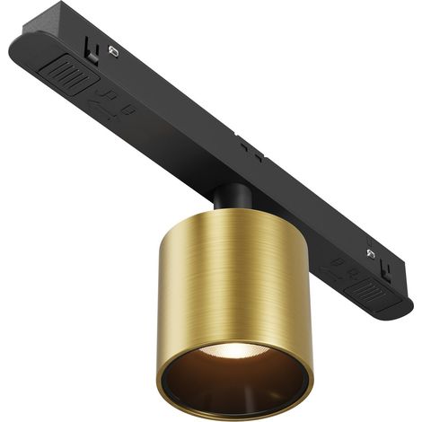 Lampada Binario Moderna Alluminio Ottone 1 Luce Led 6W 300K 520 Lm 50° (1/2)