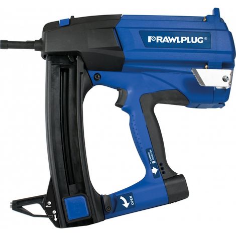 Pistolet à clous à charpente de gaz RawlPlug R-SC40II-XL1 7 2 V 1x2 5 Ah accu.