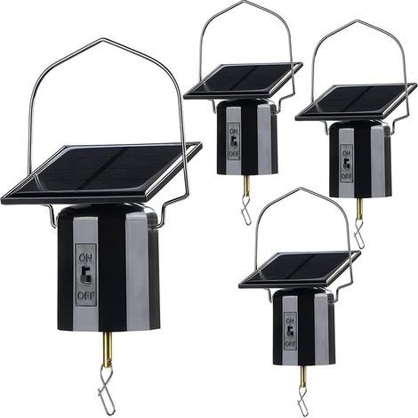 Kits de Moteur de Spinner de Carillon Éolien à Énergie Solaire de 4 Pièces pour Affichage (1/5)