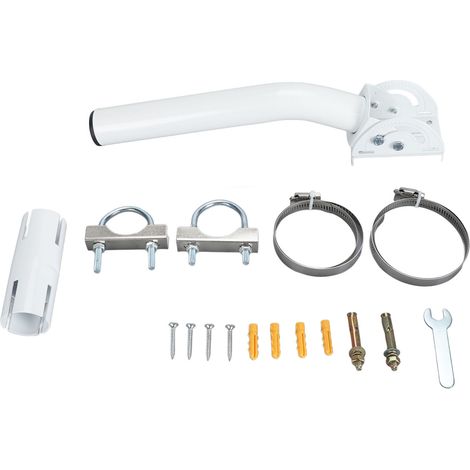 Kit di montaggio professionale in acciaio inossidabile per antenna rettangolare V2 - Doppia sicurezza antivento (1/5)