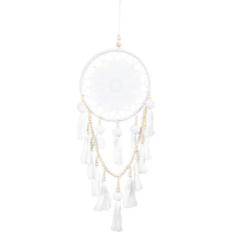 Moderner Traumfänger als Wanddekoration, elegantes Hängeornament, Wandkunst im Bohème-Stil, ideales Geschenk, klares Design, Haken für die Inneneinrichtung. (1/5)